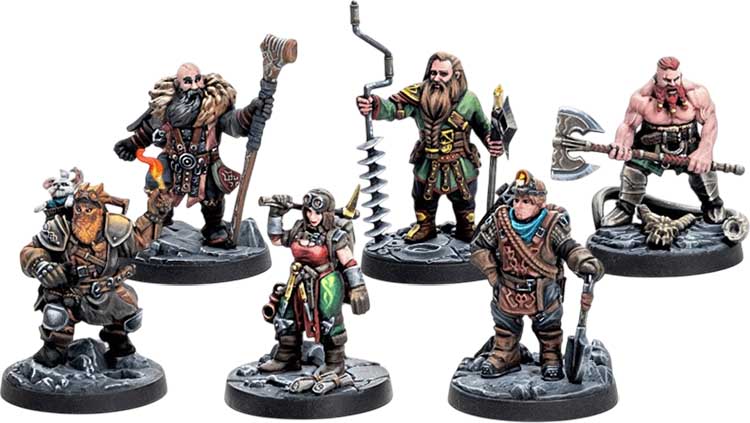 Купити набір Dungeons & Lasers — Dwarven Miners