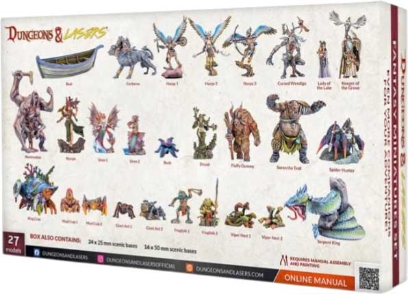 Купити набір Dungeons & Lasers — Fantasy Miniatures Set