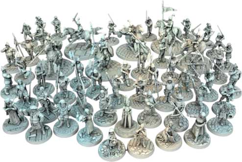 Купити набір Dungeons & Lasers — Townsfolk Miniature Pack