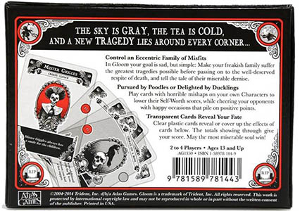 Настільна гра Gloom! Card Game 2nd Edition