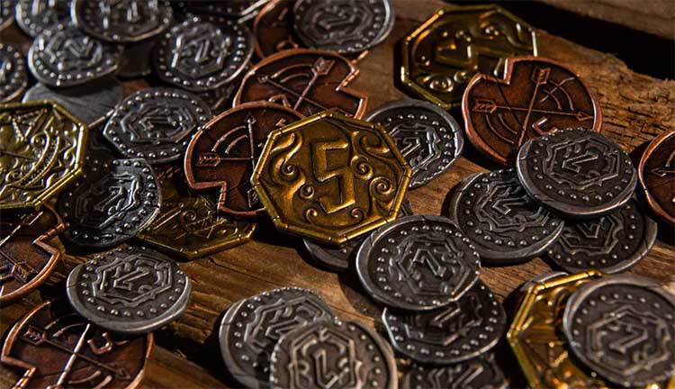 Купити набір Gloomhaven: Metal Coin Upgrade