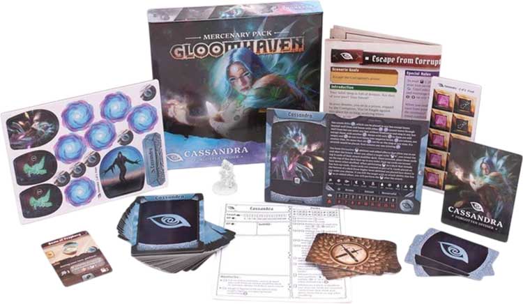 Купити доповнення Gloomhaven: Mercenary Pack — Cassandra, Forgotten Diviner