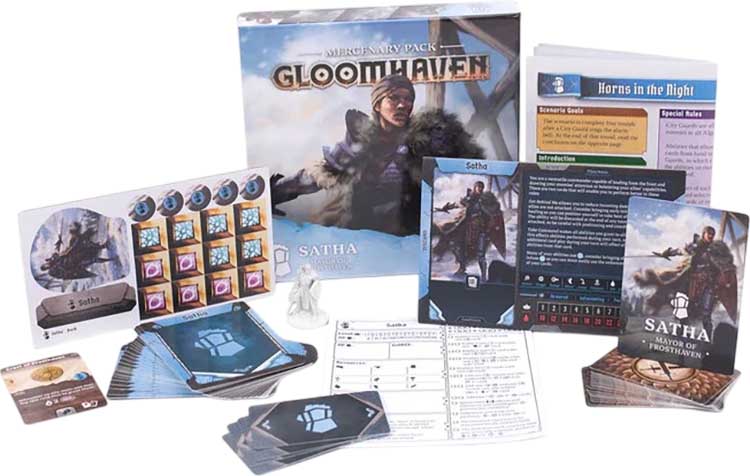 Купити доповнення Gloomhaven: Mercenary Pack — Satha, Mayor of Frosthaven