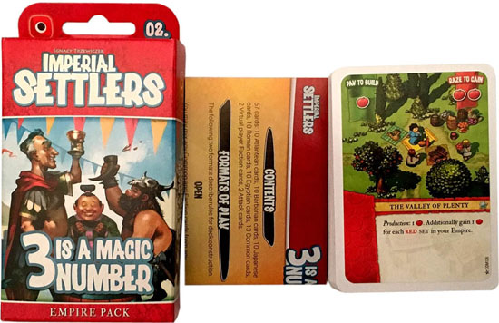 Настільна гра Imperial Settlers: 3 Is A Magic Number, додаток