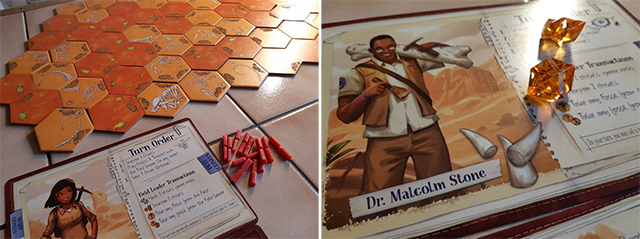 Настольная игра Jurassic Parts