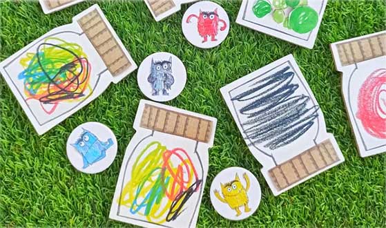 Купить настольную игру Кольоровий монстрик