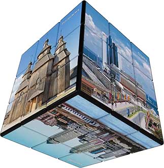 Купити головоломку V-CUBE 3x3 Ukraine