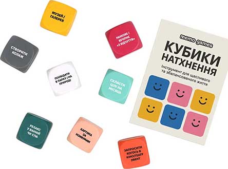 Купити гру Кубики натхнення
