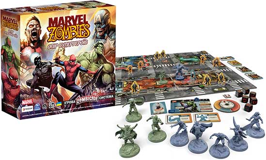 Купить настольную игру Marvel Zombies: Опір Супергероїв