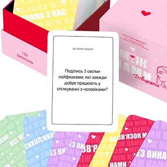 Описание настольной игры Між нами: Дівчатами