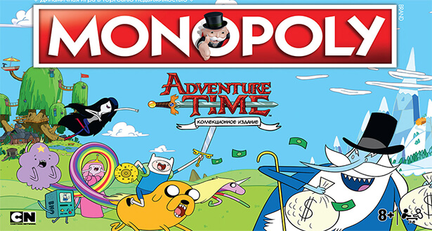 Купить настольную игру Монополия: Adventure time