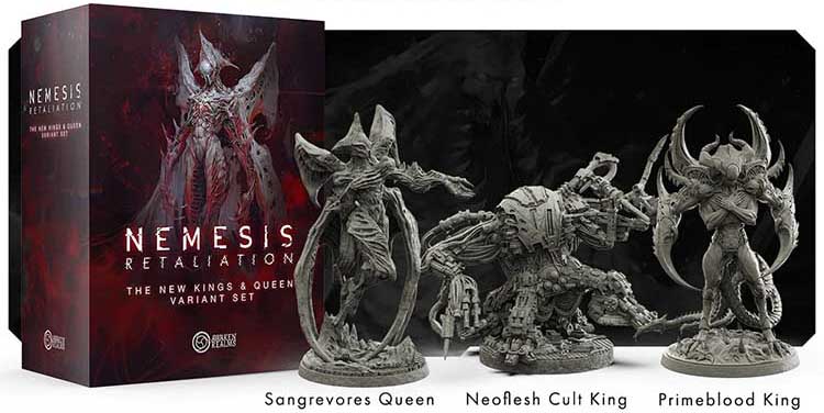 Купить дополнение Nemesis: Retaliation — New Kings & Queen Variant Set