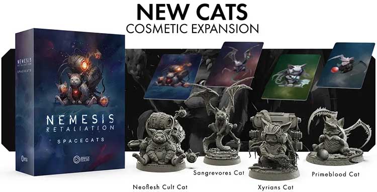 Купити доповнення Nemesis: Retaliation — Space Cats