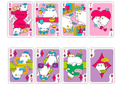 Гральні карти ORNER — Maliunok Котячі