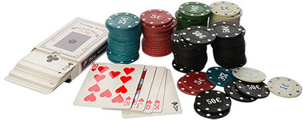 Набір для покеру 300 фішок в жерстяній коробці