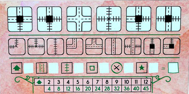 Настільна гра Railroad Ink: Blazing Red Edition