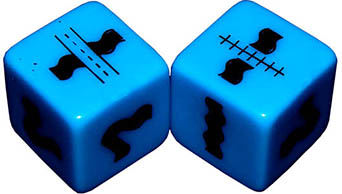 Настільна гра Railroad Ink: Deep Blue Edition