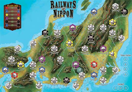 Настільна гра Railways of Nippon