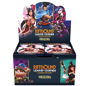 Riftbound: League of Legends Card Game - дисплей бустерів сету Origins 