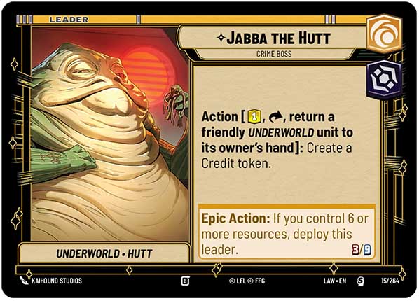 Купити Star Wars: Unlimited — A Lawless Time Spotlight Deck. Jabba the Hutt