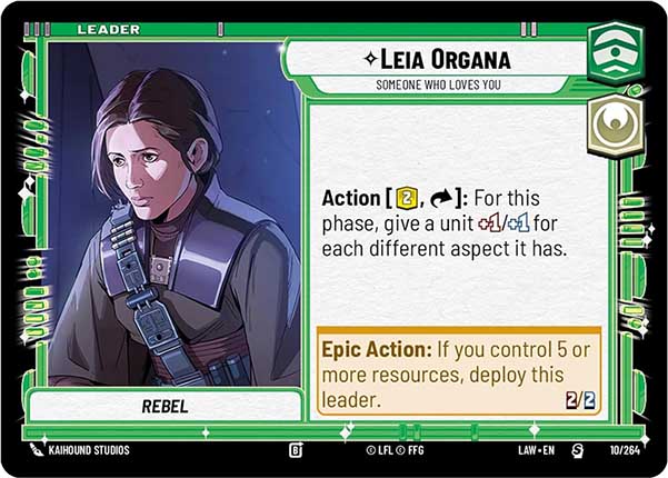 Купити Star Wars: Unlimited — A Lawless Time Spotlight Deck. Leia Organa