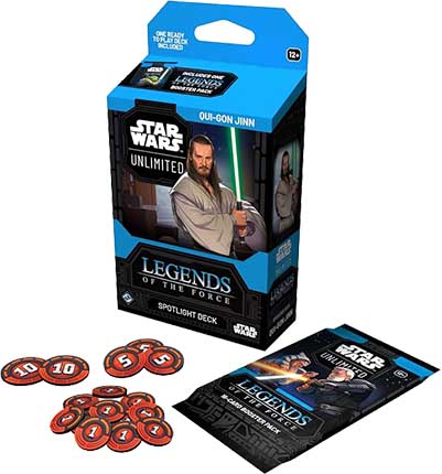 Star Wars: Unlimited TCG — Legends Of The Force Spotlight Deck. Qui-Gon Jinn