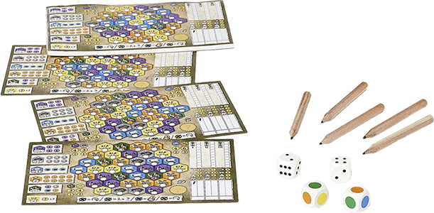 Настільна гра The Castles of Red: The Dice Game