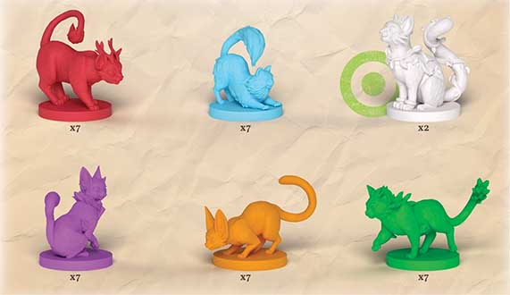 Купити набір мініатюр для настільної гри "Острів котів"