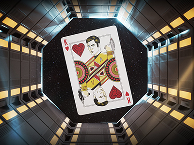 Theory 11 — Star Trek Playing Cards Dark Edition карткова колода для покеру