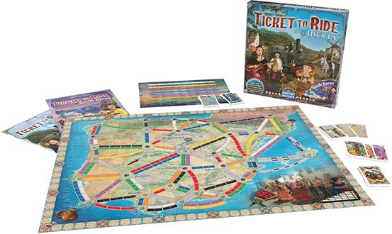 Купить дополнение Ticket to Ride Map Collection 8: Iberia & South Korea
