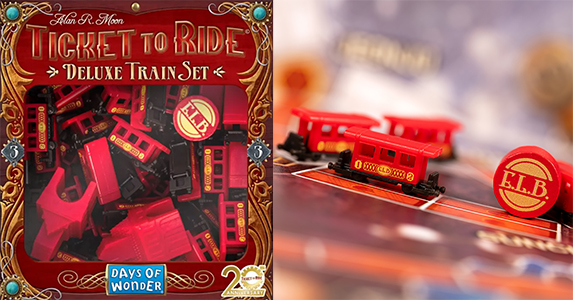 Ticket to Ride: 20th Anniversary Deluxe Red Train Set