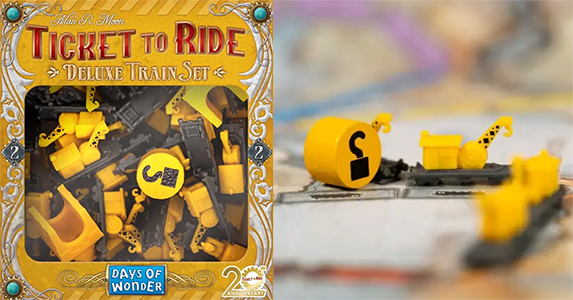 Ticket to Ride: 20th Anniversary Deluxe Yellow Train Set