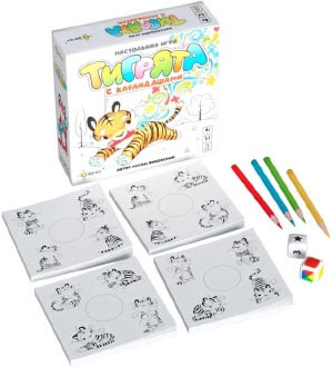 Купити настільну гру Тигренята з олівцями