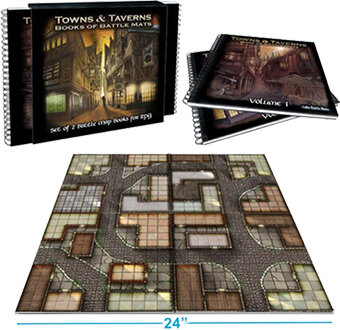 Купити Towns & Taverns Books of Battle Mats