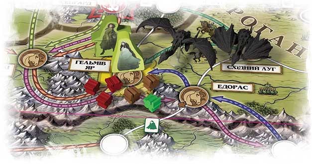 Купити настільну гру Володар Перснів: Доля Братства