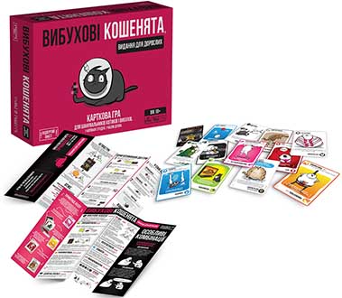 Купить настольную игру Вибухові кошенята: Видання для дорослих