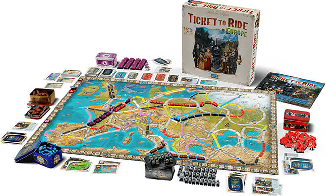 Настільна гра Ticket to Ride: Europe - 15th Anniversary