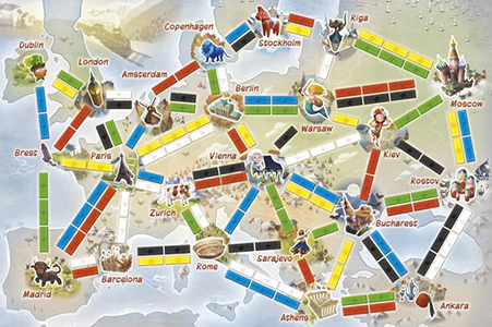 Настольная игра Ticket to Ride: First Journey (Europe)