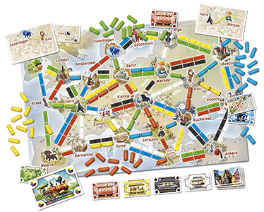 Настольная игра Ticket to Ride: First Journey (Europe)