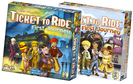 Настольная игра Ticket to Ride: First Journey (Europe)