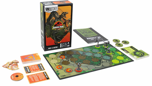Настільна гра Unmatched: Jurassic Park — InGen vs Raptors (АНГЛ)