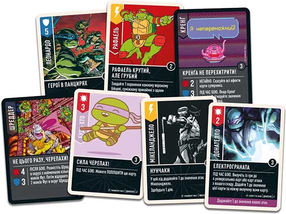 Купити набір промокарт до гри Unmatched: Пригоди — TMNT