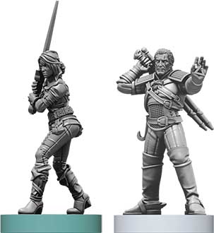 Купити настільну гру Unmatched: The Witcher — Сталь і срібло